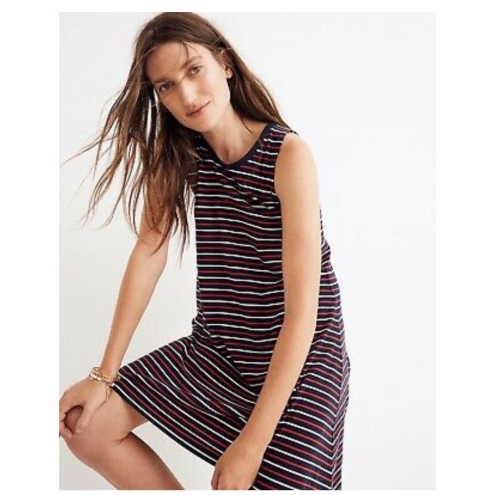 Madewell// striped dress size small